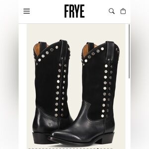 NEW IN BOX Frye Billy Stud Pull-On Boots